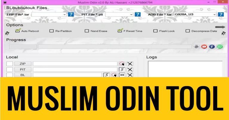 Muslim Odin Tool V3.0 Download free All Versions for Windows