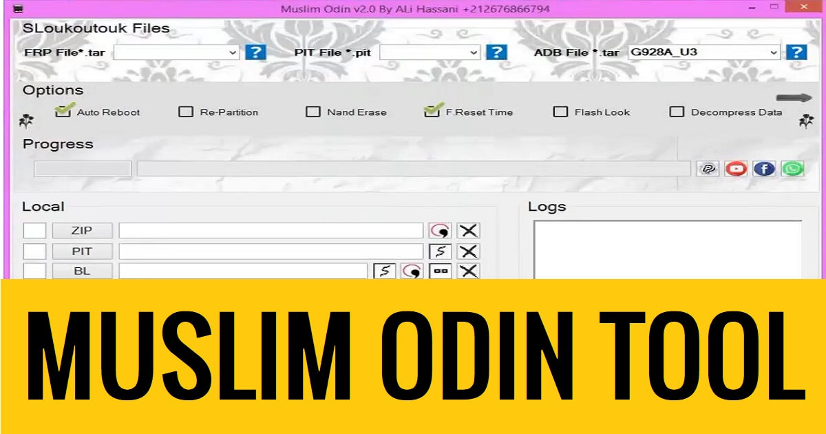 Muslim Odin Tool V3.0 Download free All Versions for Windows