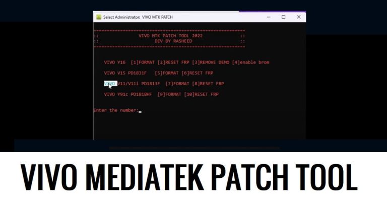Vivo Patch Tool Download for VIVO Y16, V15, V11, V11i, Y91c Latest Free