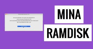 Mina Ramdisk Tool V1.3 MAC Download Latest Version