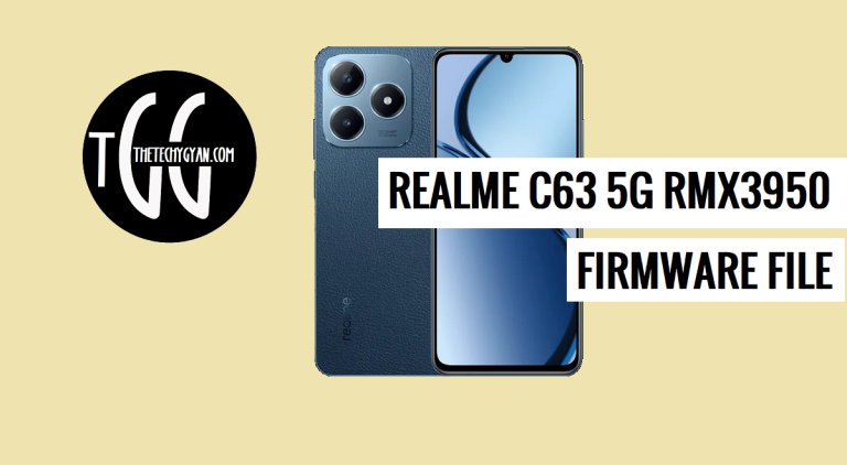 Realme C63 5G RMX3950 Firmware Flash File (Stock ROM) Download